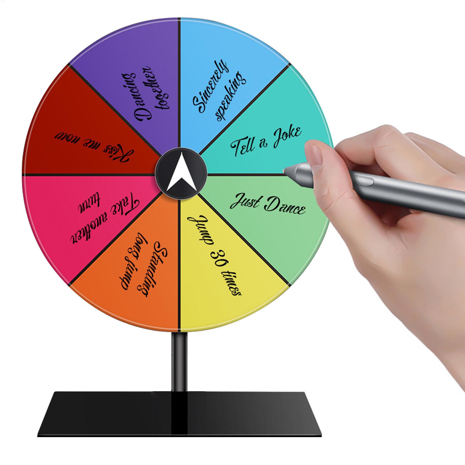 Prize Wheel Dry Erase Spin Whe - Party Games Spin The Wheel recension och pris