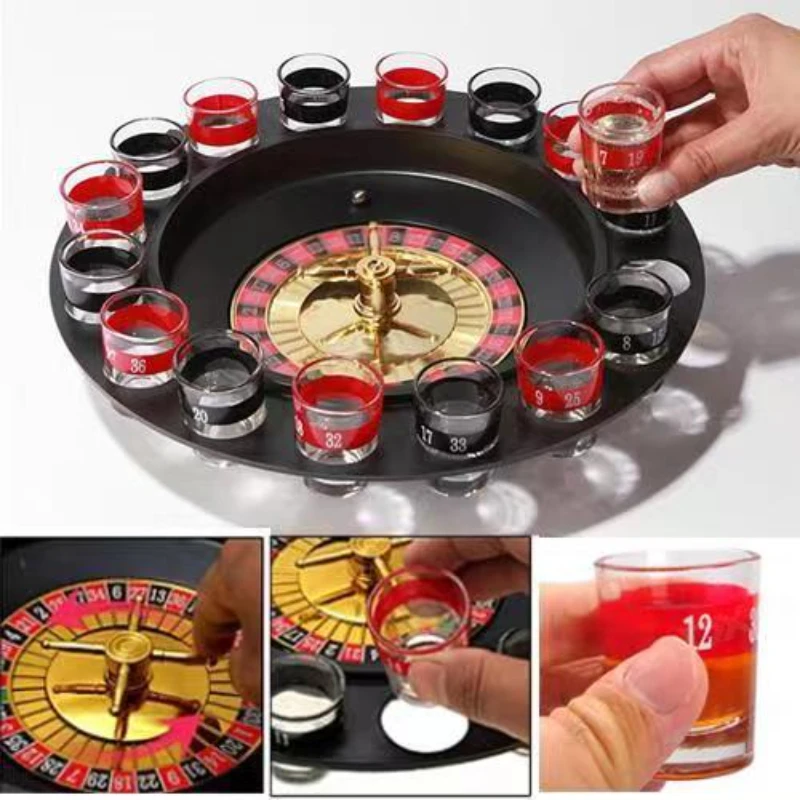 Russian Turntable Lucky Shot D - Party Games Adults Drinking recension och pris