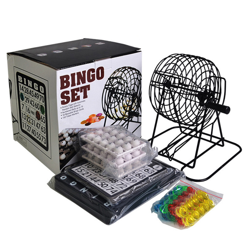 Bingo Lottery Machine Steel Bi - Party Games For Adults Large Group recension och pris