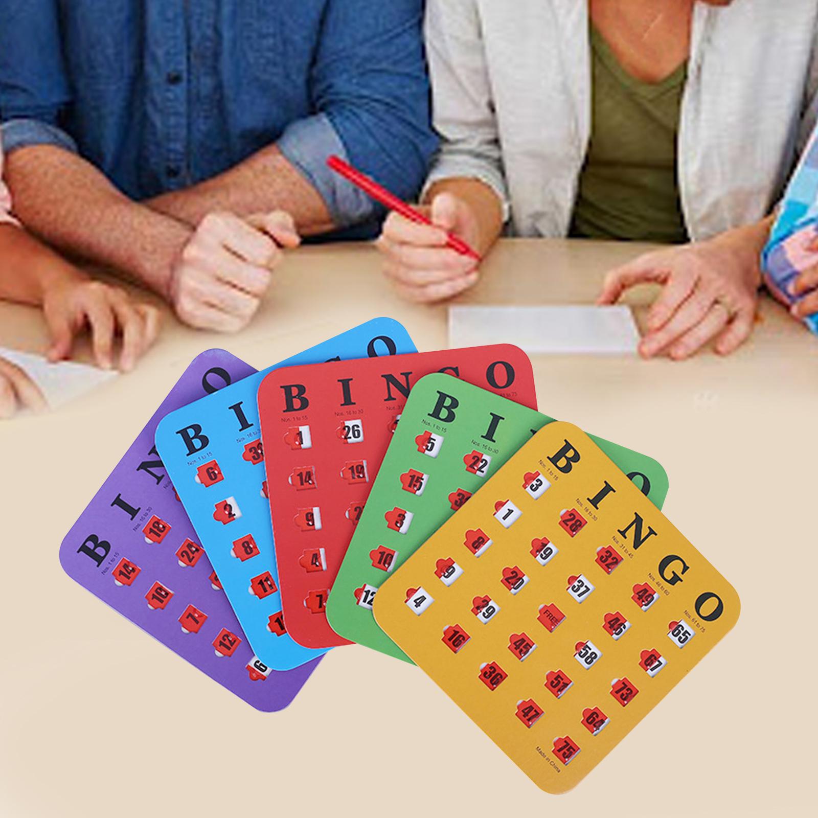 5 Pieces Bingo Game Cards Larg - Party Games For Adults Large Group recension och pris