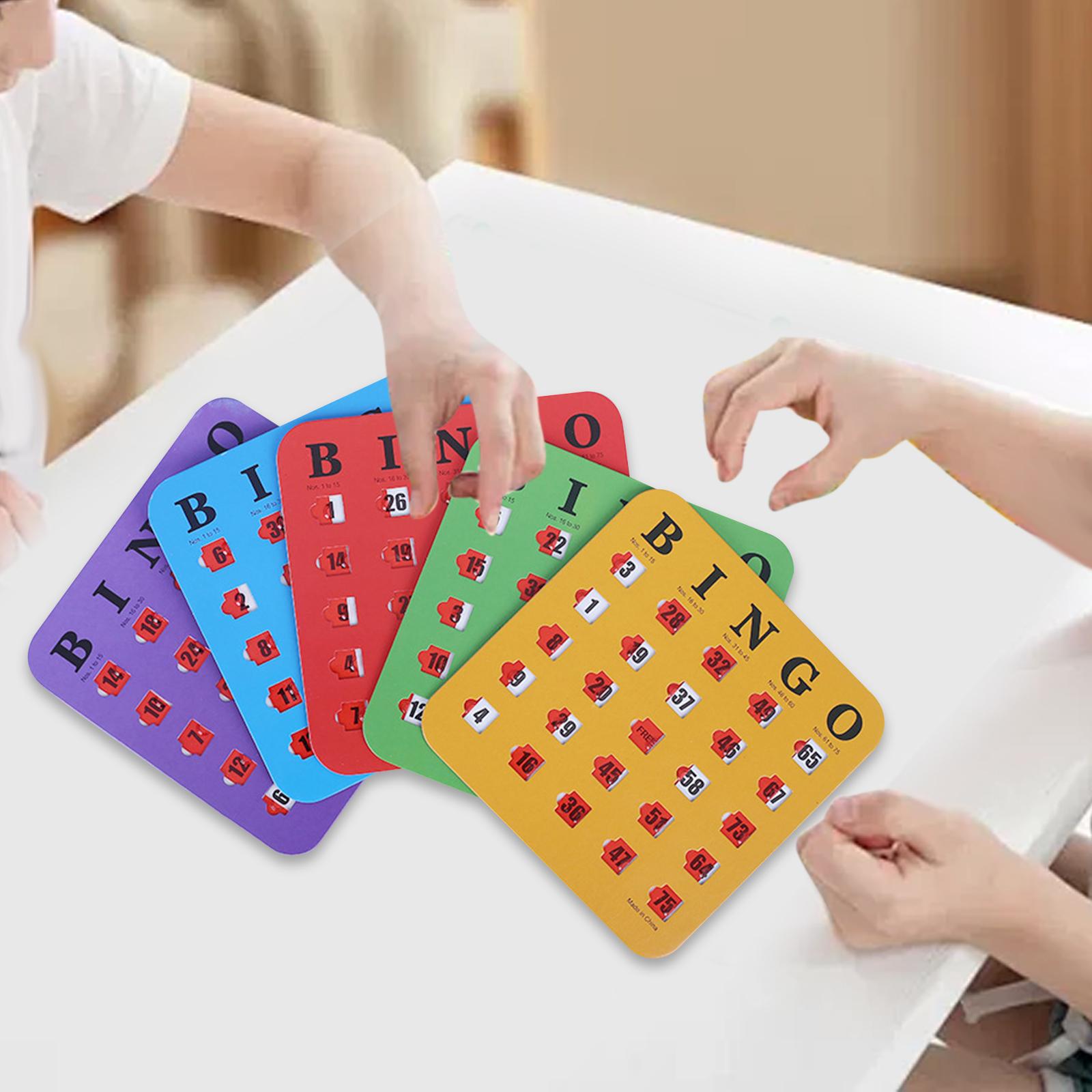 5 Pieces Bingo Game Cards Larg - Party Games For Adults Large Group recension och pris