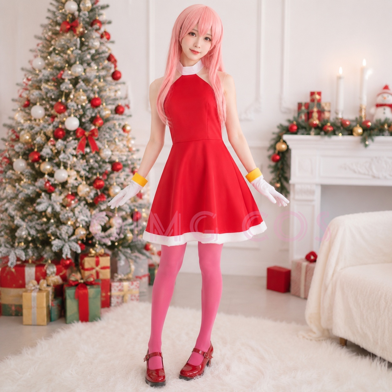Amy Rose Cosplay Costume Adult - Party Games Kit recension och pris