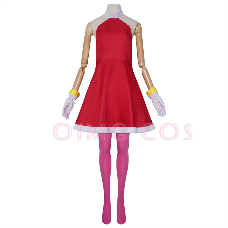 Amy Rose Cosplay Costume Adult - Party Games Kit recension och pris