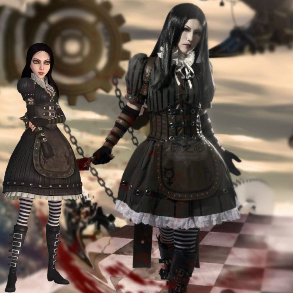 Alice Liddell Cosplay Costume  - Party Games Steam Free recension och pris
