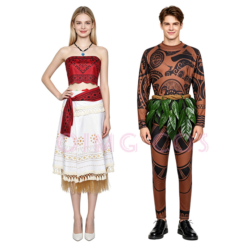Moanaa Maui‌i Cosplay Costume  - Party Games Kit recension och pris
