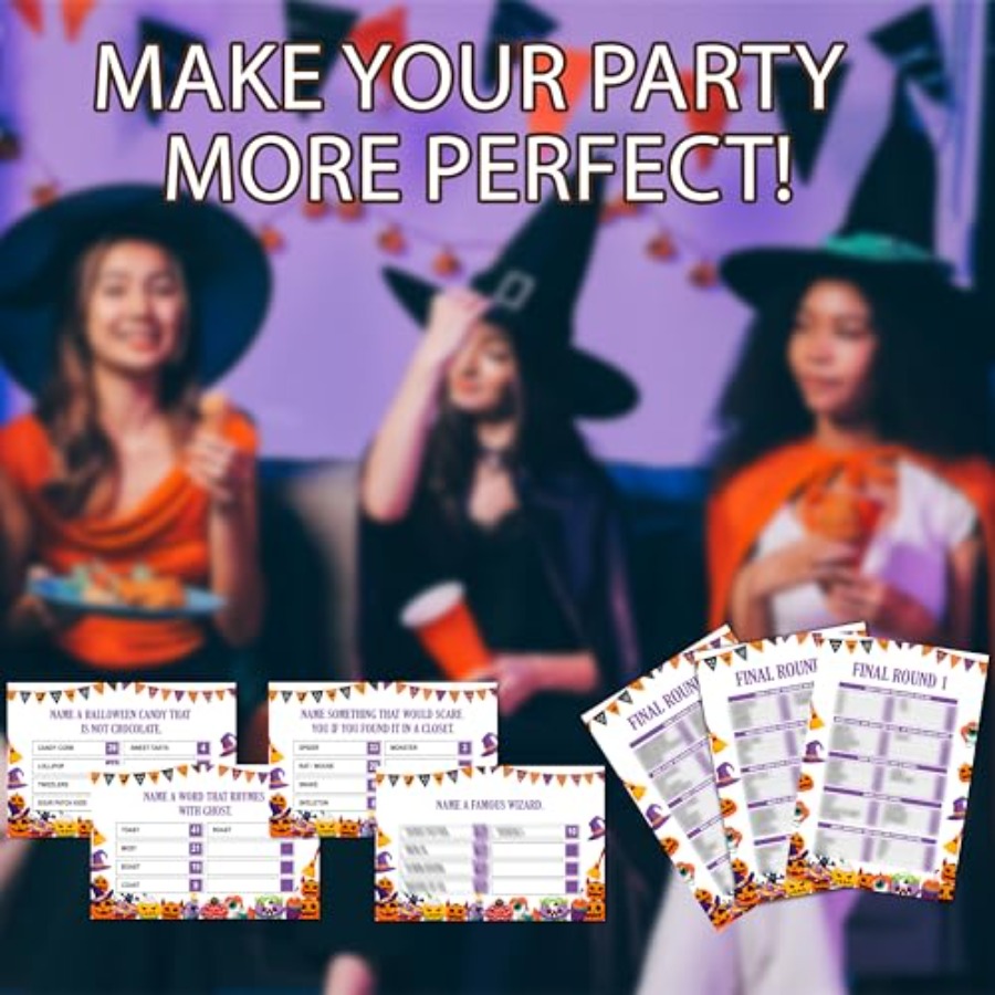Halloween Friendly Feud Game,  - Party Games For Adults Large Group recension och pris