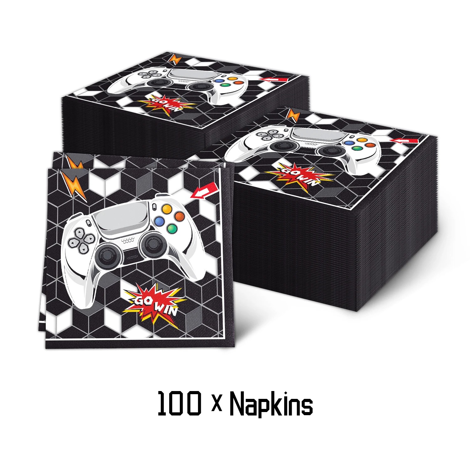 Black Game Controller Theme On - Party Games Using Cups recension och pris