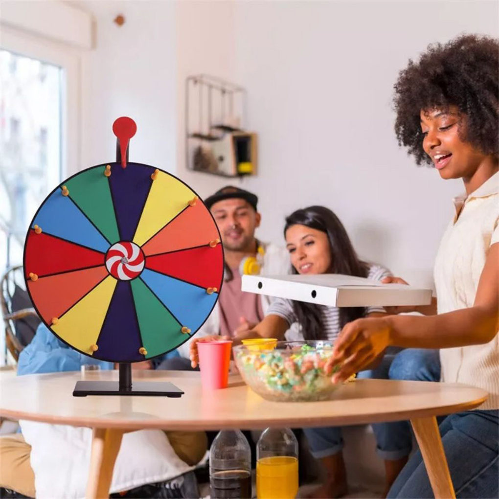 Wall Mounted Editable Spin Whe - Party Games Spin The Wheel recension och pris