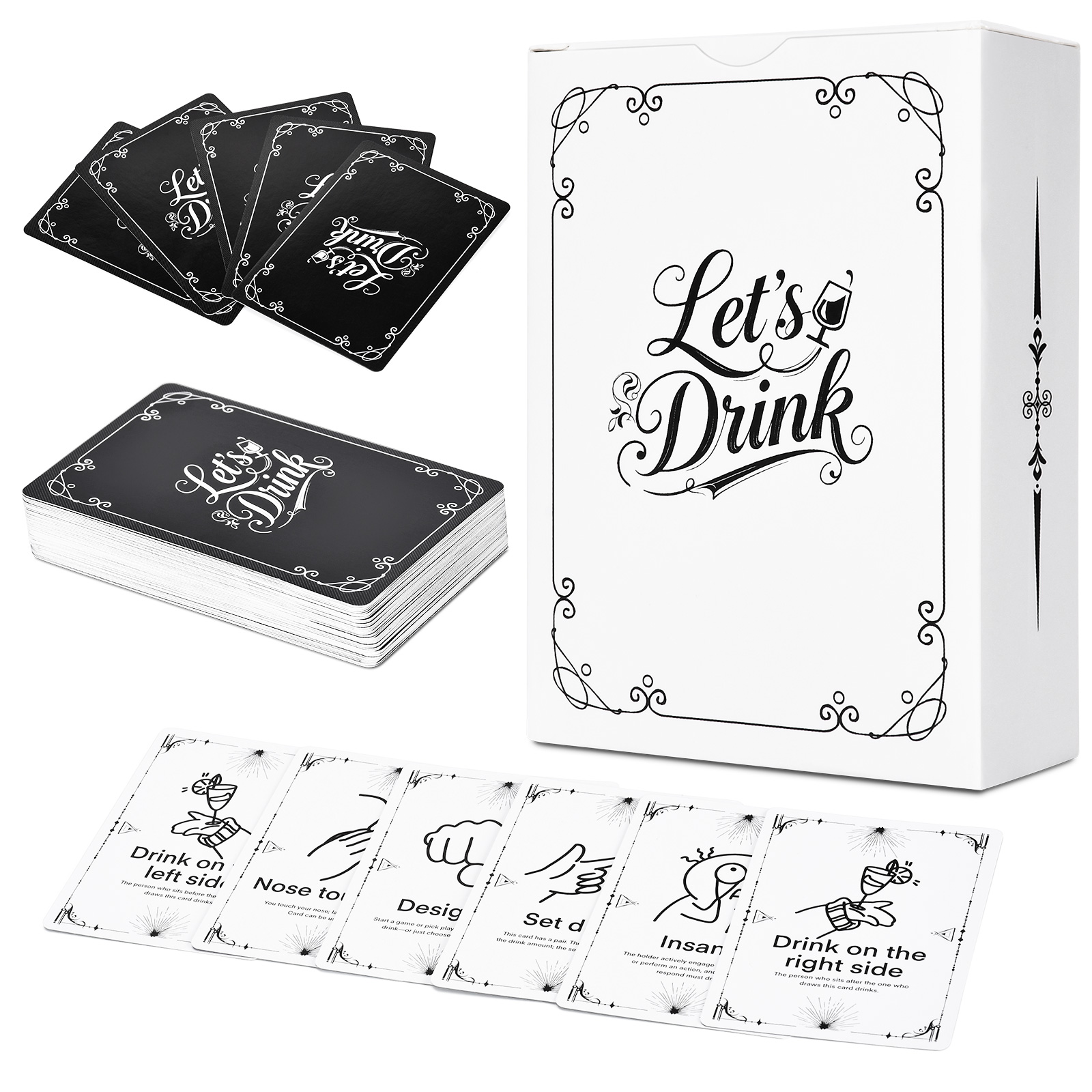 Adult Drinking Game Cards – 52 - Party Games Adults Drinking recension och pris