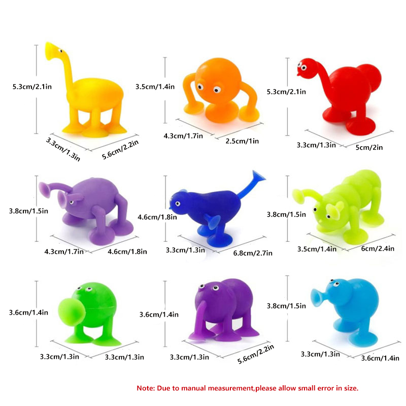 Suction Cup Animal Soft Adhesi - Party Games Popular recension och pris
