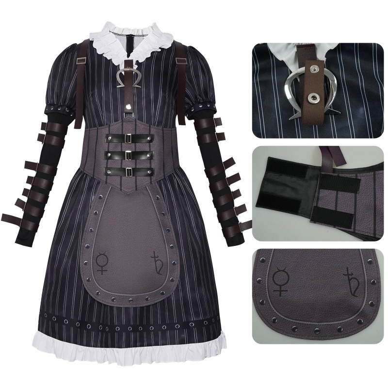 Alice Liddell Cosplay Costume  - Party Games Steam Free recension och pris