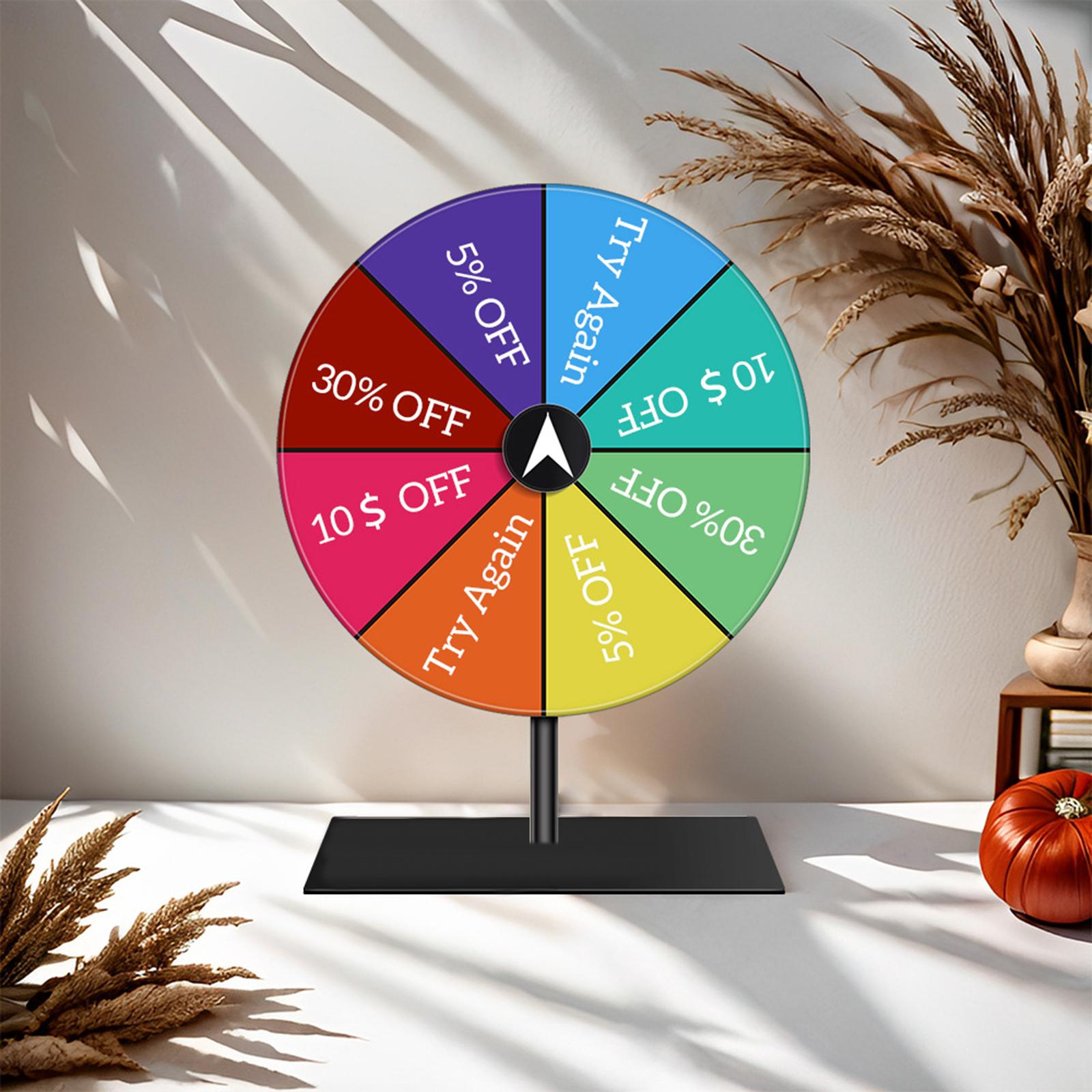Acrylic Prize Turntable Compac - Party Games Spin The Wheel recension och pris